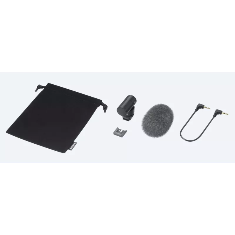 Sony ECM-G1 microfone preto microfone para máquina fotográfica digital