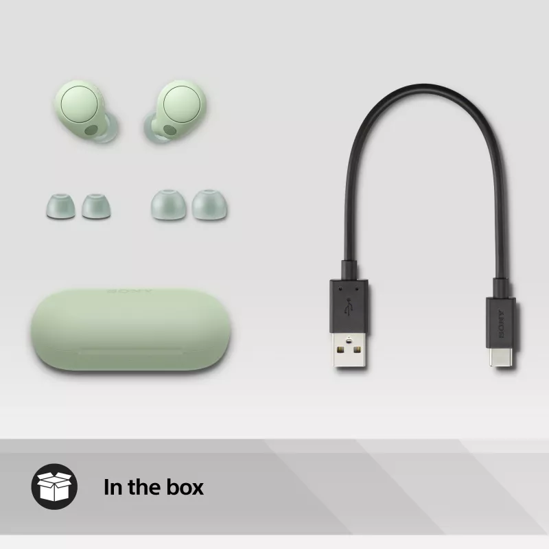 Headset Sony WF-C700N True Wireless Stereo (TWS) In-Ear chamadas/música Bluetooth verde