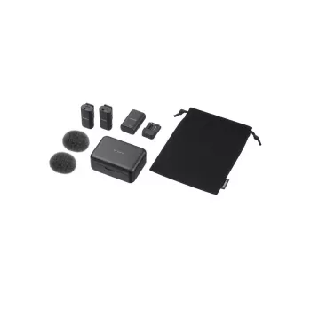 Microfone Sony ECM-W3 preto microfone digital para câmara