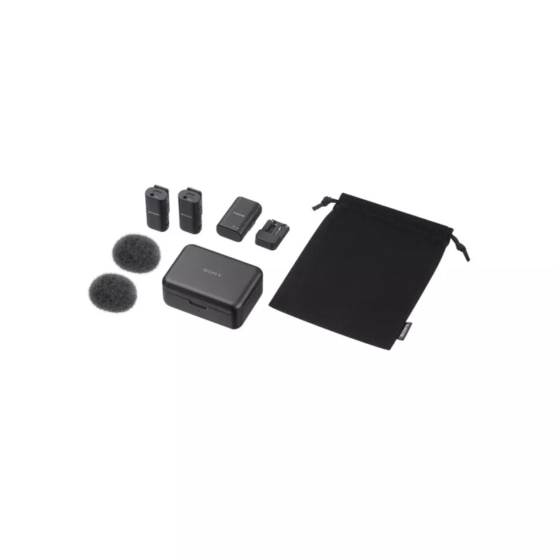 Microfone Sony ECM-W3 preto microfone digital para câmara