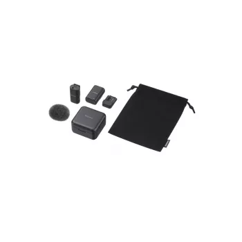 Sony ECM-W3S preto microfone digital para câmara