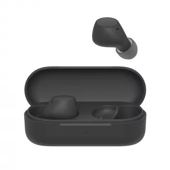 Headset Sony WF-C510 In-Ear True Wireless auriculares, Bluetooth 5.3, IPX4, drivers de 6 mm, bateria de 22 h (com estojo de carregamento) — preto