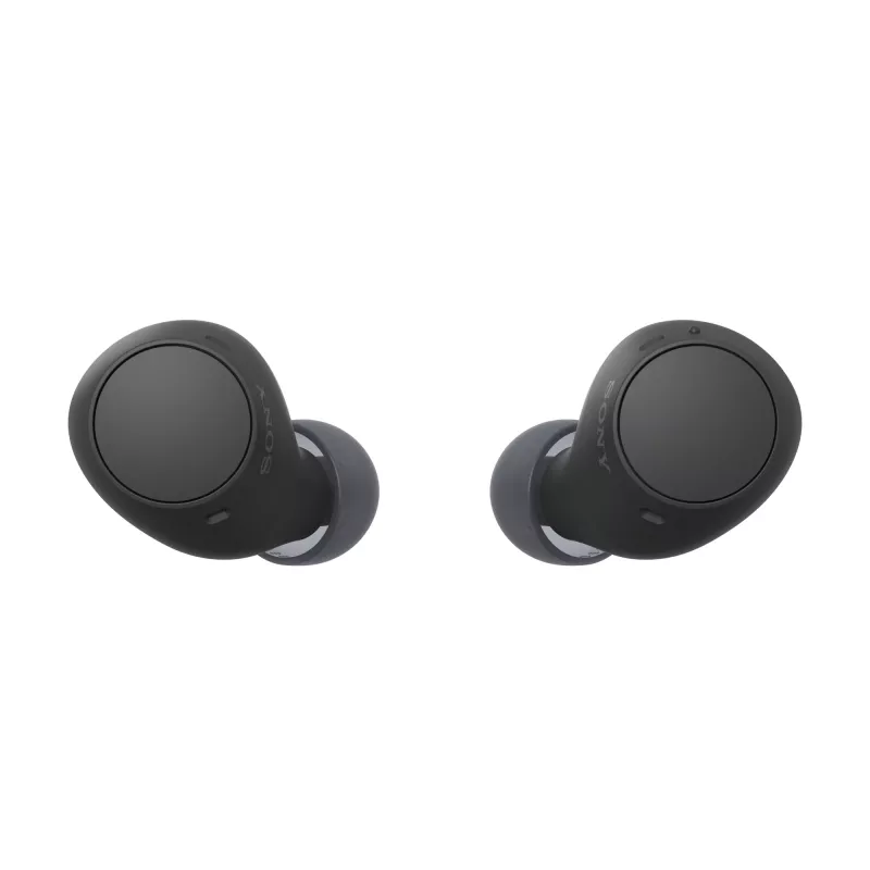 Headset Sony WF-C510 In-Ear True Wireless auriculares, Bluetooth 5.3, IPX4, drivers de 6 mm, bateria de 22 h (com estojo de carregamento) — preto