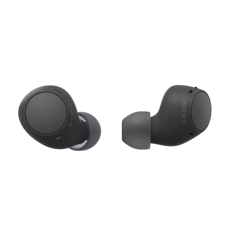 Headset Sony WF-C510 In-Ear True Wireless auriculares, Bluetooth 5.3, IPX4, drivers de 6 mm, bateria de 22 h (com estojo de carregamento) — preto