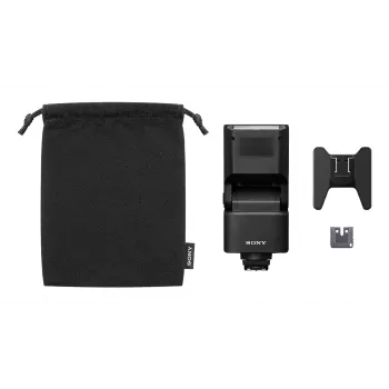 Flash compacto Sony HVL-F28RMA preto tempo de reciclagem 0,1 s pilha AA