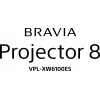Projetor de distância padrão Sony VPL-XW6100 2700 ANSI lúmen SXRD UHD 4K (3840x2160) branco