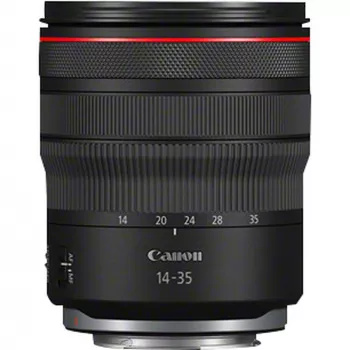 Objetiva ultra grande angular Canon RF 14-35mm F4L IS USM objetiva preto