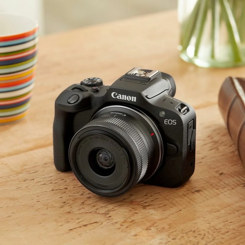 Corpo de câmara mirrorless Canon EOS R100, 24,1 MP CMOS, 6000×4000, 4K, preto