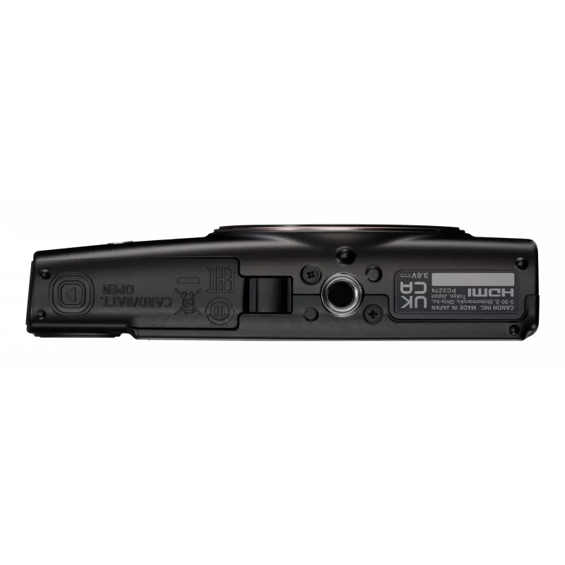 Canon Digital IXUS 285 HS A câmara compacta 1/2,3 polegadas 20,2 MP CMOS 5184 x 3888 píxeis preto