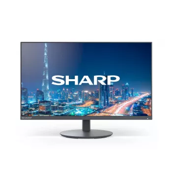 Monitor LCD Sharp MultiSync E244FL 61 cm (24 polegadas) Full HD 1920x1080 painel VA 6 ms hub USB 3.2 VESA altura ajustável, preto