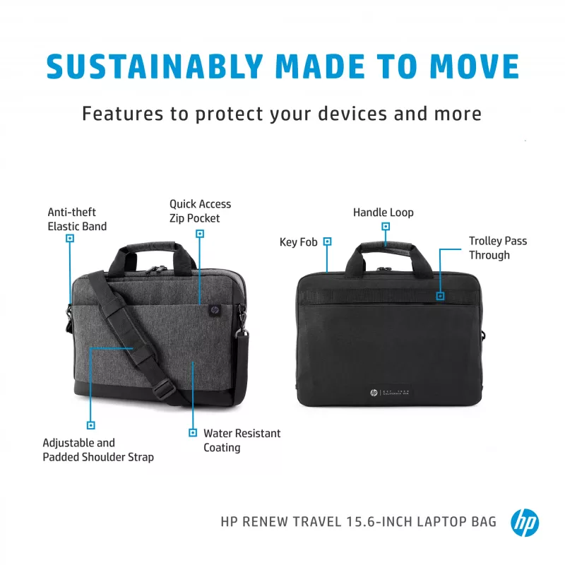 Mala para portátil HP Renew Travel 15,6 polegadas