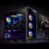 Caixa de PC XPG BATTLECRUISER Midi Tower preto