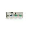 KVM USB VGA ATEN de 2 portas com áudio (cabo KVM incluído), 2048 x 1536 píxeis, QXGA, 0,142 W, cinzento