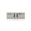 KVM USB VGA ATEN de 2 portas com áudio (cabo KVM incluído), 2048 x 1536 píxeis, QXGA, 0,142 W, cinzento