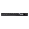PDU eco com medição ATEN 32A 8 tomadas 1HE, com medição, 1HE, preto, LCD, 8 saídas AC, conector fêmea C13, conector fêmea C19