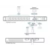 PDU eco com medição ATEN 32A 8 tomadas 1HE, com medição, 1HE, preto, LCD, 8 saídas AC, conector fêmea C13, conector fêmea C19