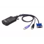 KVM USB VGA over IP Mini ATEN, 1920 x 1200 píxeis, Ethernet LAN, 3,47 W, preto, roxo