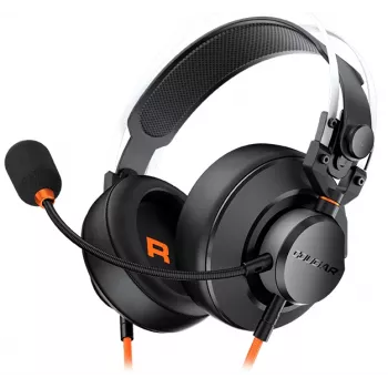COUGAR TOURNAMENT headset com fios headset arco de cabeça gaming preto
