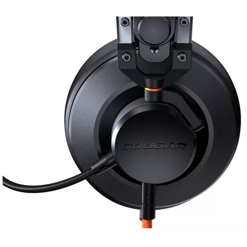 COUGAR TOURNAMENT headset com fios headset arco de cabeça gaming preto