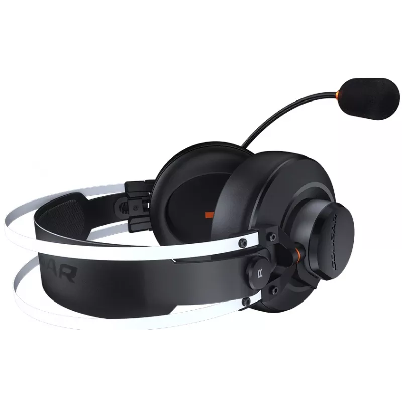 COUGAR TOURNAMENT headset com fios headset arco de cabeça gaming preto