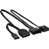 Ventoinha para PC Aerocool ASTRO12 12cm LED RGB antivibração 6 Pins preto