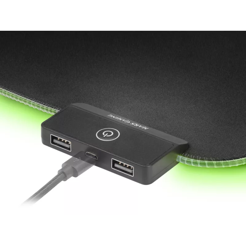 Mars Gaming MMPRGB2 tapete de rato Gaming preto