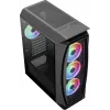Aerocool Aero One Duo caixa de PC ATX 4 ventoinhas ARGB 12 cm + grelha frontal