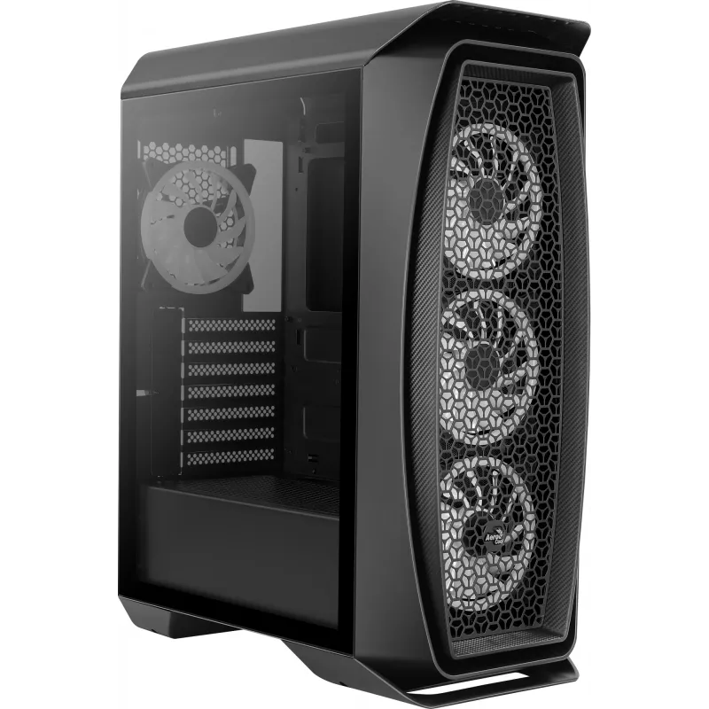Aerocool Aero One Duo caixa de PC ATX 4 ventoinhas ARGB 12 cm + grelha frontal