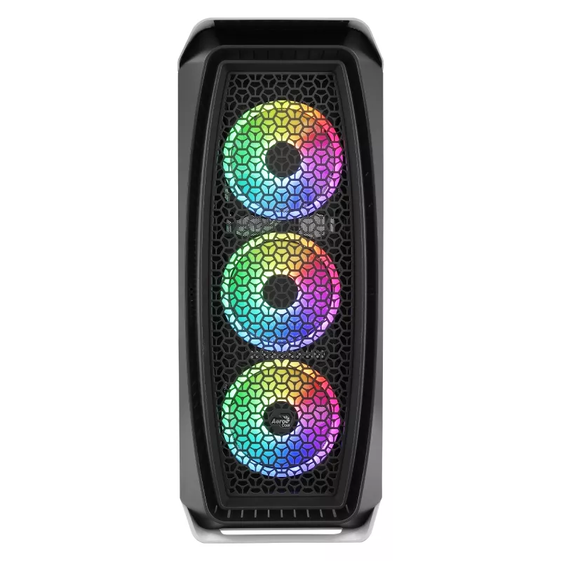 Aerocool AEROONEDUOWHV1 caixa ATX Gaming 4 ventoinhas ARGB branco