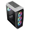 Aerocool AEROONEDUOWHV1 caixa ATX Gaming 4 ventoinhas ARGB branco