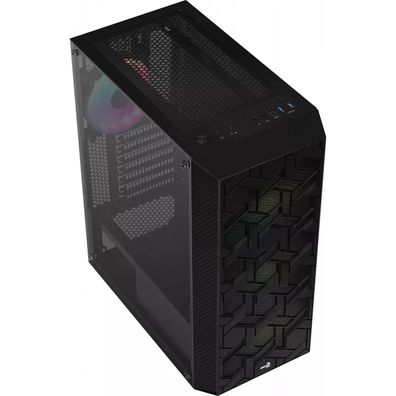 Aerocool Hive FRGB Midi Tower preto