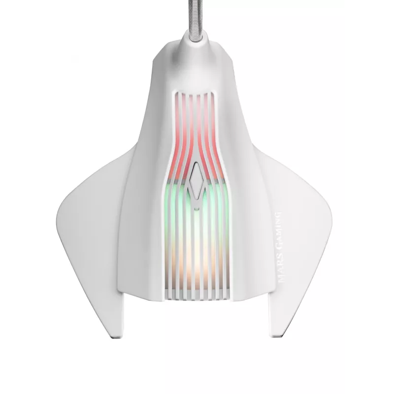 Mars Gaming MMICW microfone branco microfone de mesa