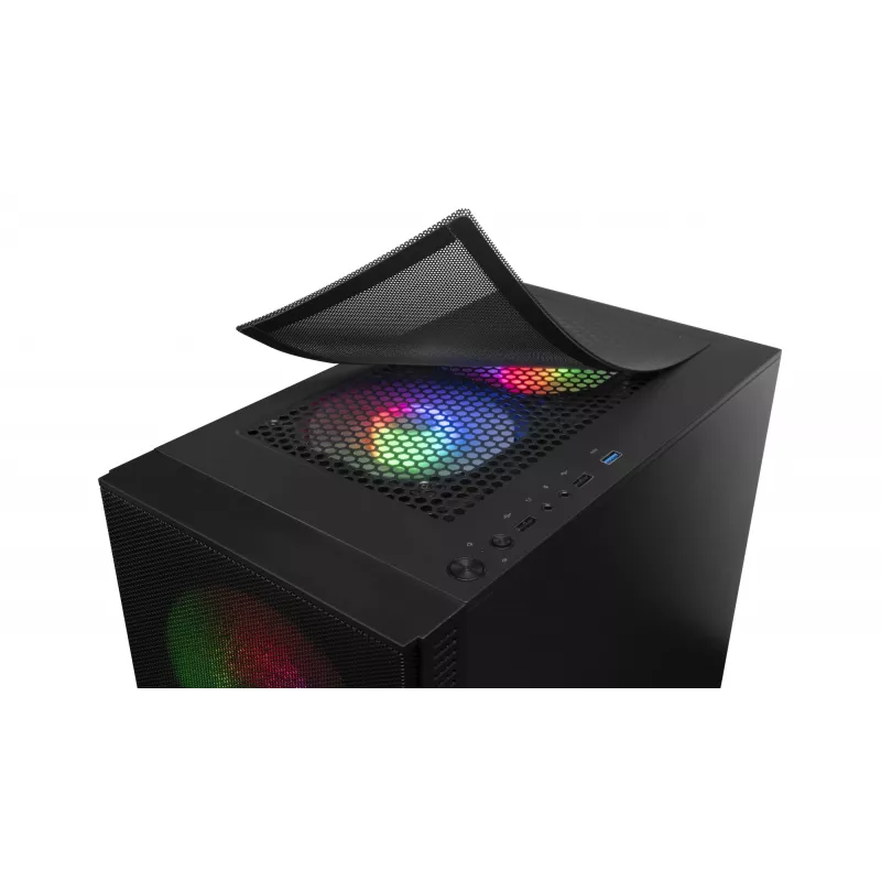 Mars Gaming MCZ caixa de computador Mini Tower preto