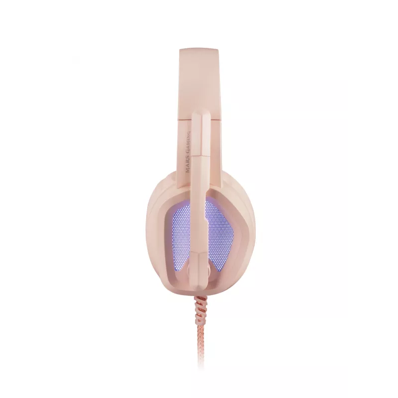 Mars Gaming MH320 headset com fios arco de cabeça USB Type-A rosa