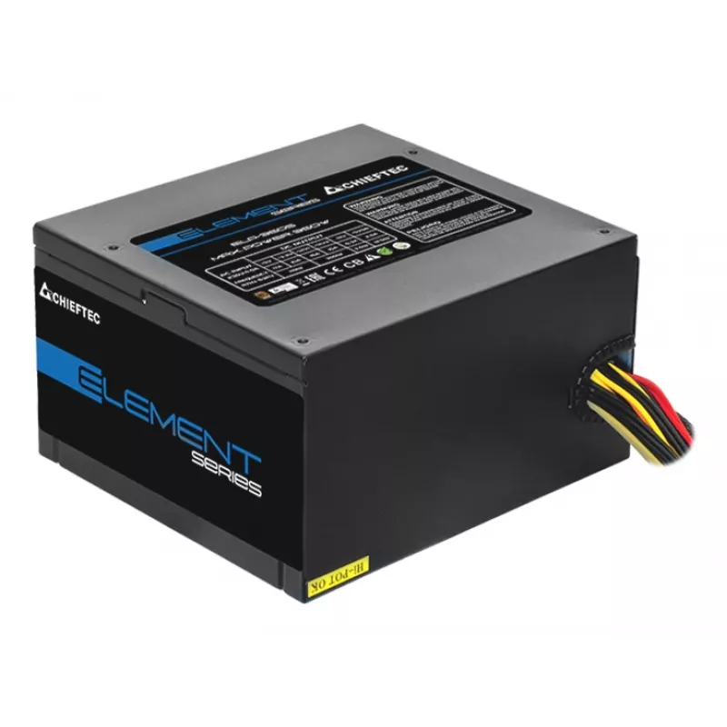 Chieftec ELP-500S fonte de alimentação 500 W 20+4 pinos ATX PS/2 preto