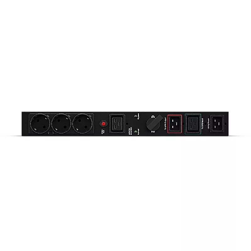 Interruptor de bypass CyberPower MBP20HVDE3 montagem em rack preto 200-240V 16A