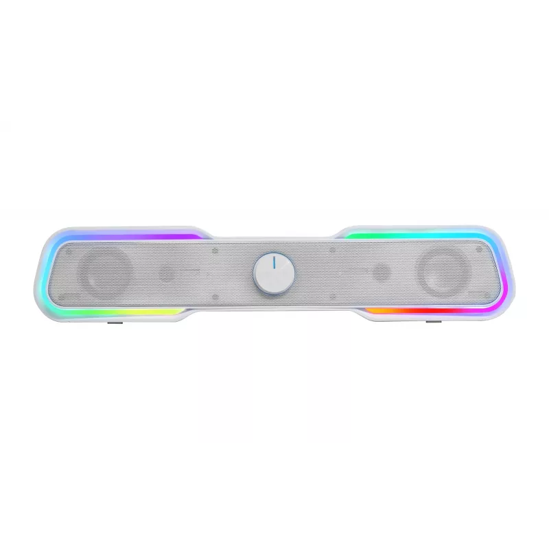 Mars Gaming MSBX, barra de som altifalante branca 10W, 10 W, 10 W, branco, com fios e sem fios, 435 mm, 85 mm