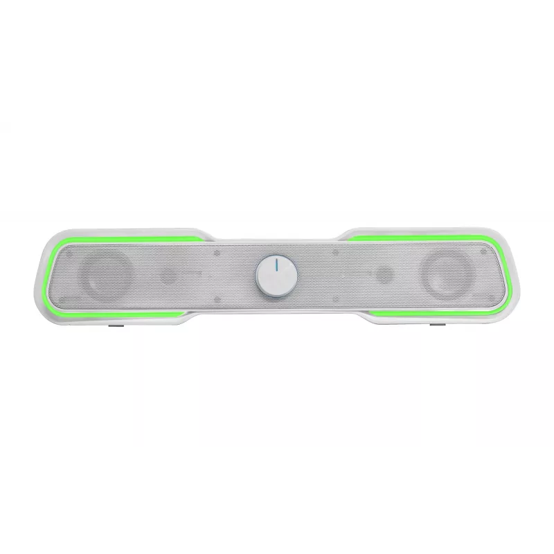 Mars Gaming MSBX, barra de som altifalante branca 10W, 10 W, 10 W, branco, com fios e sem fios, 435 mm, 85 mm