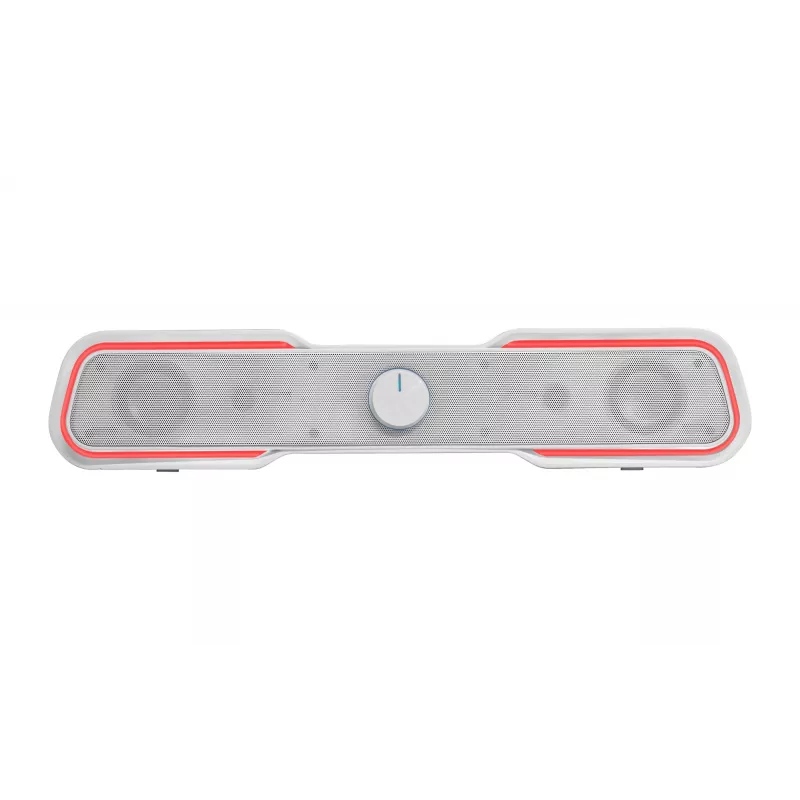 Mars Gaming MSBX, barra de som altifalante branca 10W, 10 W, 10 W, branco, com fios e sem fios, 435 mm, 85 mm