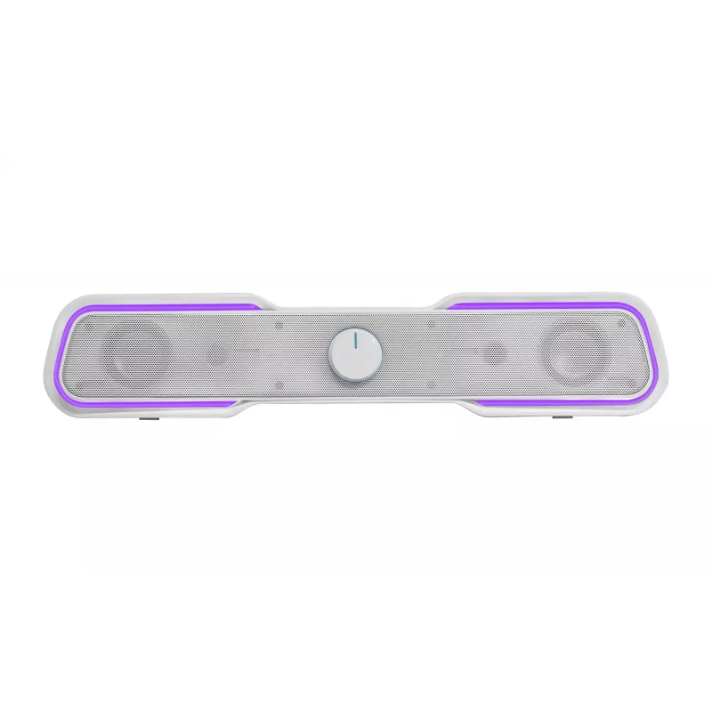 Mars Gaming MSBX, barra de som altifalante branca 10W, 10 W, 10 W, branco, com fios e sem fios, 435 mm, 85 mm