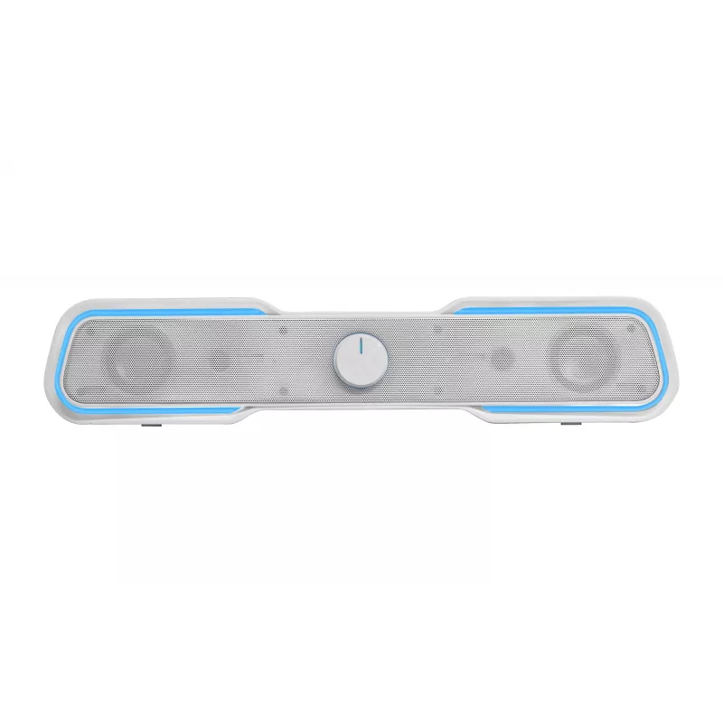 Mars Gaming MSBX, barra de som altifalante branca 10W, 10 W, 10 W, branco, com fios e sem fios, 435 mm, 85 mm