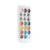Mars Gaming MC51W caixa ATX Gaming para PC branca com vidro temperado duplo, 5 ventoinhas RGB 12cm