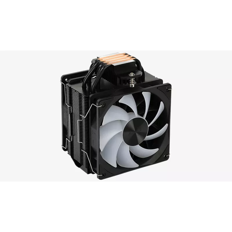 Aerocool Rime 4 Arrefecedor de ar para processador duplo 12 cm Preto 1 unid.