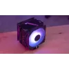 Aerocool Rime 4 Arrefecedor de ar para processador duplo 12 cm Preto 1 unid.