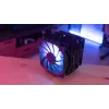 Aerocool Rime 4 Arrefecedor de ar para processador duplo 12 cm Preto 1 unid.