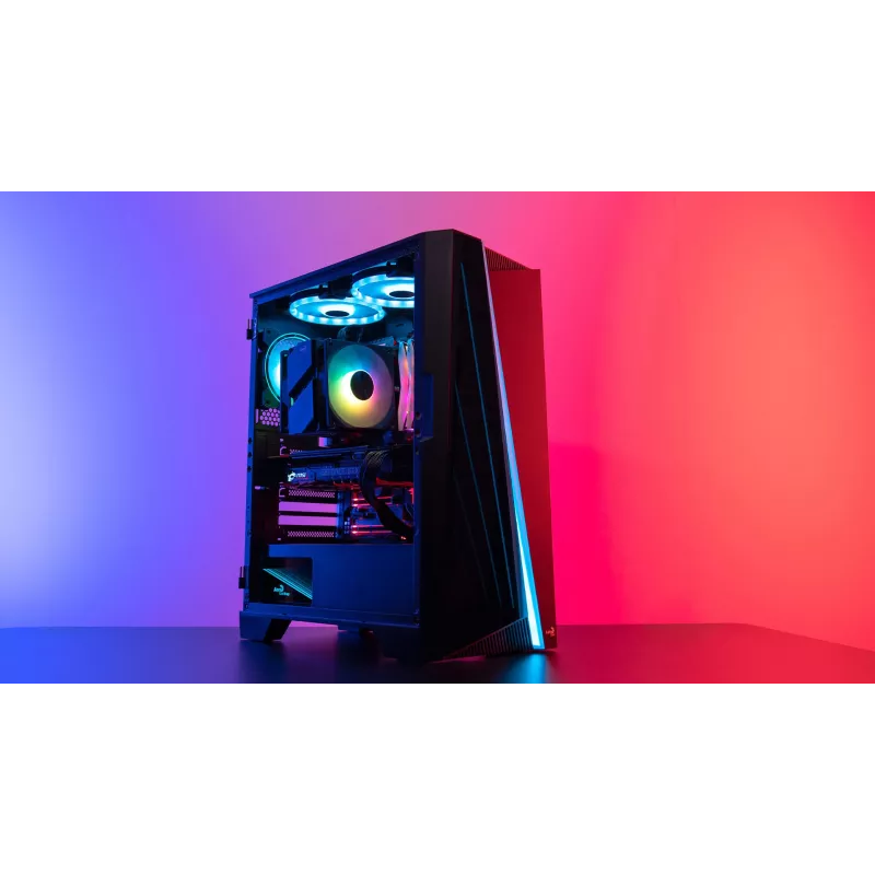 Aerocool Rime 4 Arrefecedor de ar para processador duplo 12 cm Preto 1 unid.