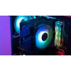 Aerocool Rime 4 Arrefecedor de ar para processador duplo 12 cm Preto 1 unid.