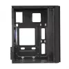 Mars Gaming MC300 Caixa de PC Micro ATX com vidro temperado 3 ventoinhas FRGB Preto
