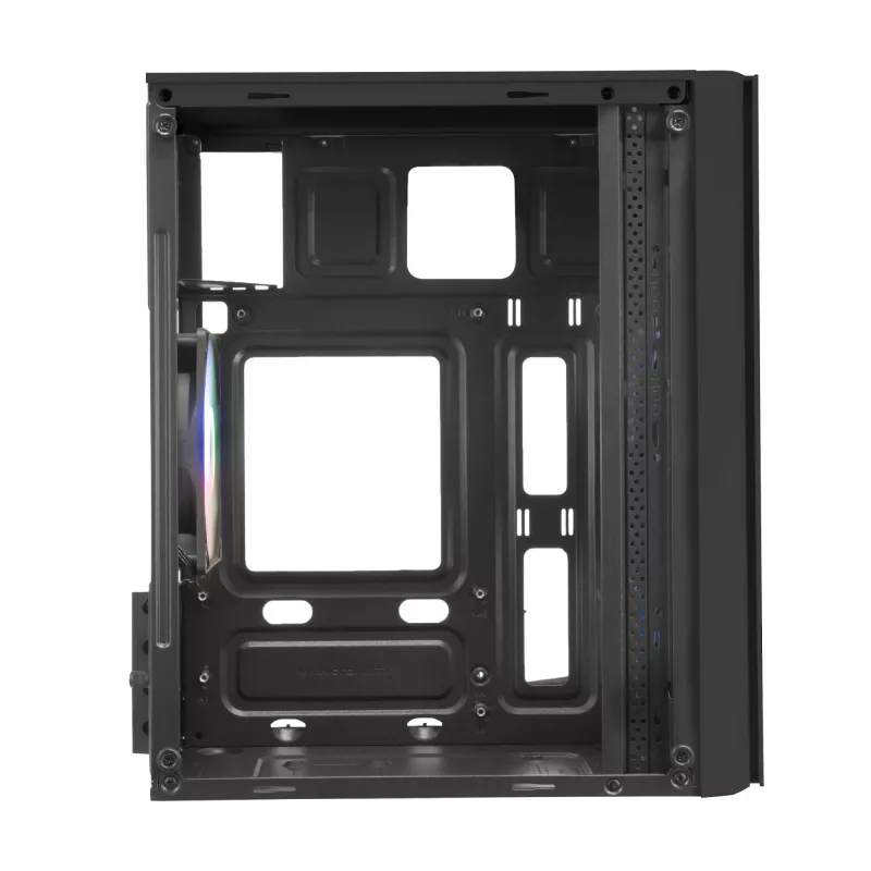 Mars Gaming MC300 Caixa de PC Micro ATX com vidro temperado 3 ventoinhas FRGB Preto