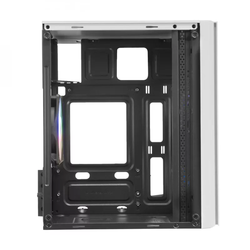 Mars Gaming MC300W Caixa Micro-ATX com vidro temperado, 3 ventoinhas FRGB, Branco